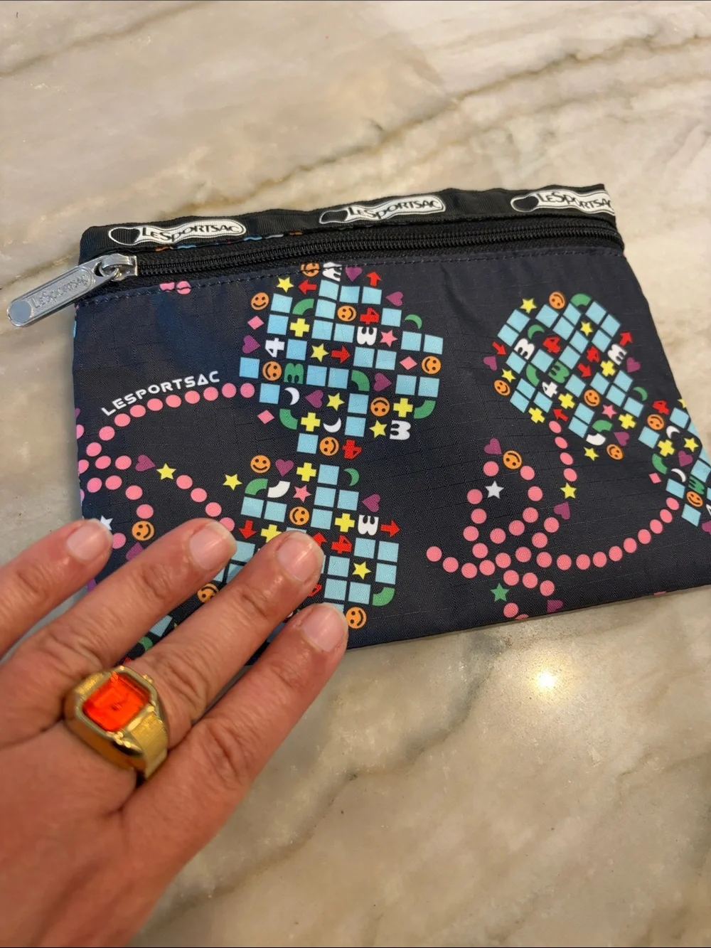 Lesportsac zipper pouch